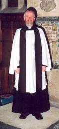 vêtements d’un pasteur anglican