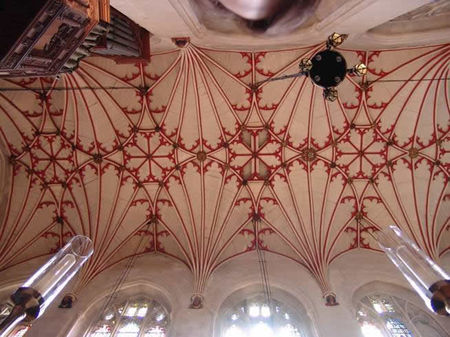 Plafond de la chapelle de Winchester College