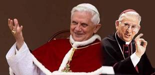 Les abbés apostat Ratzinger-Benoît XVI et Dario Castrillón Hoyos