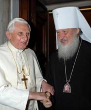 Ratzinger et Cyrille 1er