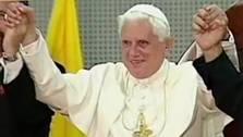 Le 14 mai 2009 à Nazareth, Benoît XVI a chanté pour la paix avec les chefs religieux juifs et musulmans. 