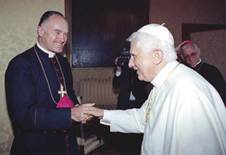 Mgr Felay et Joseph Ratzinger