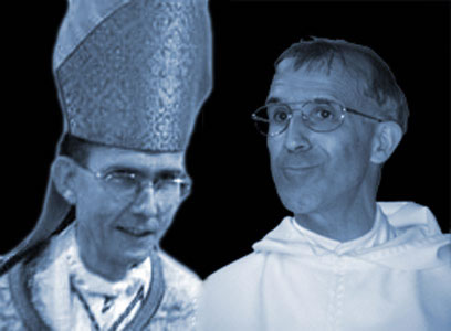 Mgr Tissier de Mallerais et le Père Innocent-Marie d'Avrillé